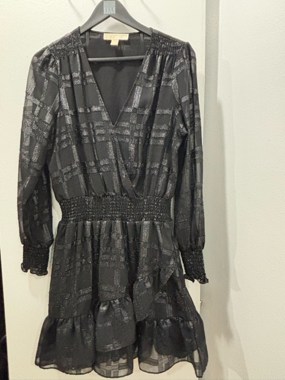 Michael Kors Black Party Dress - Petite Large